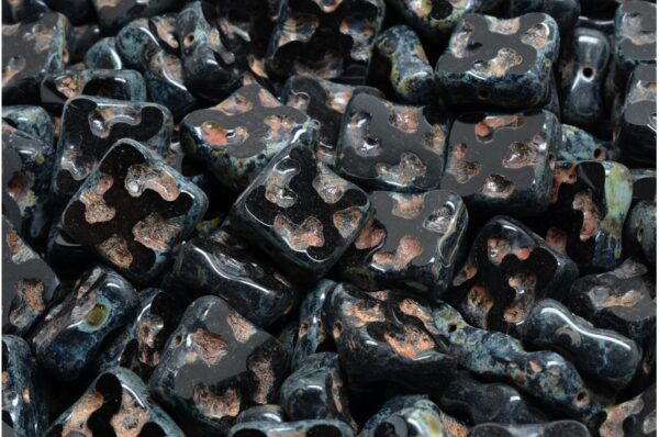 TCB Squared Designed Beads 10x10mm - Image 1