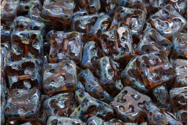 TCB Squared Designed Beads 10x10mm - Image 1