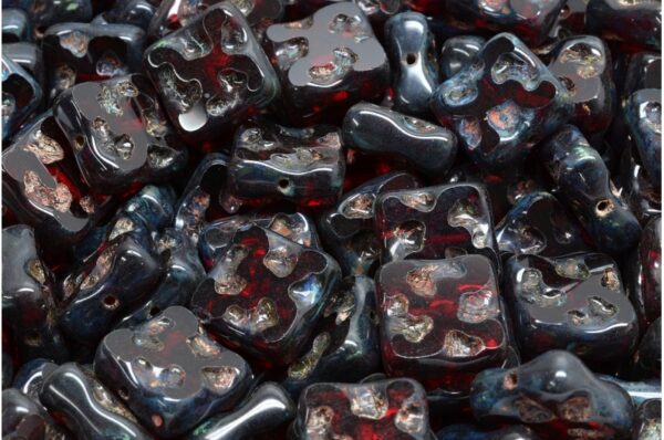 TCB Squared Designed Beads 10x10mm - Image 1