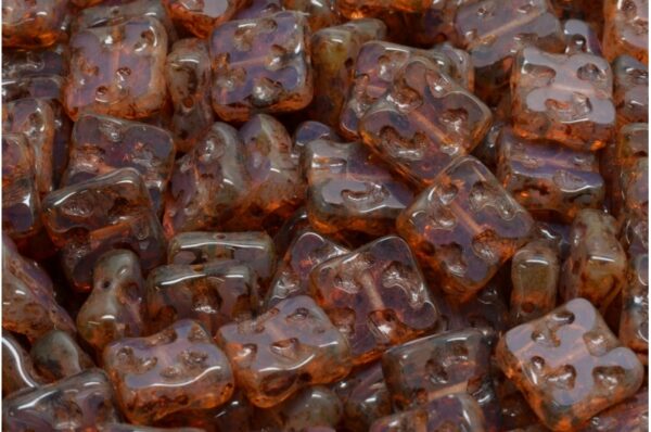 TCB Squared Designed Beads 10x10mm - Image 1