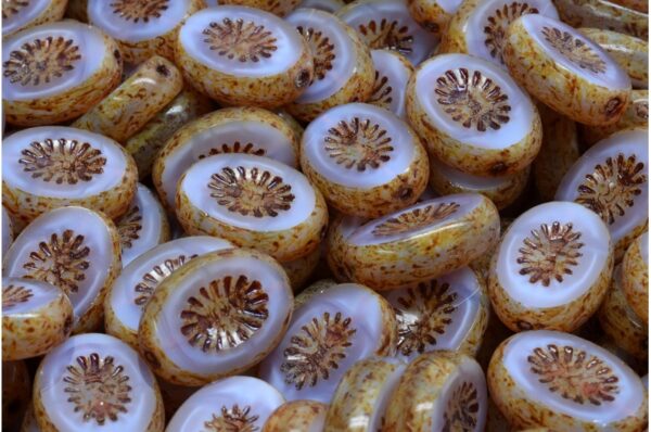 TCB Kiwi Beads 14x10mm - Image 1