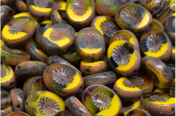 TCB Kiwi Beads 14x10mm - Image 1