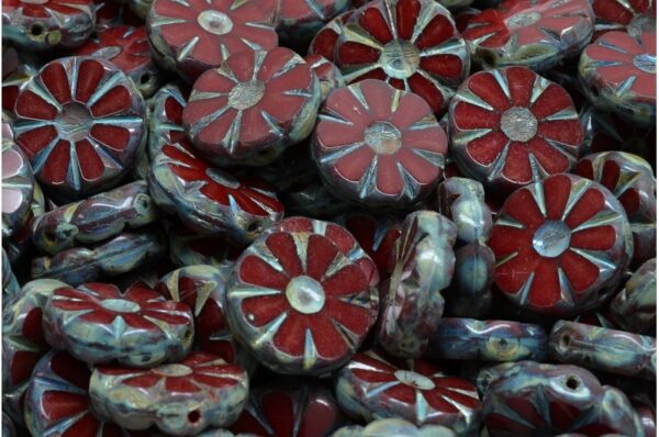 TCB Sunflower Beads 12x12mm - Image 1