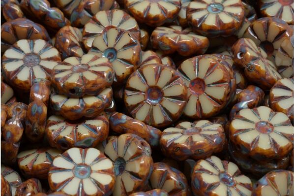 TCB Sunflower Beads 12x12mm - Image 1