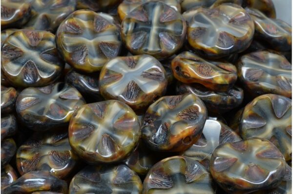 TCB Cross Beads 14x14mm - Image 1