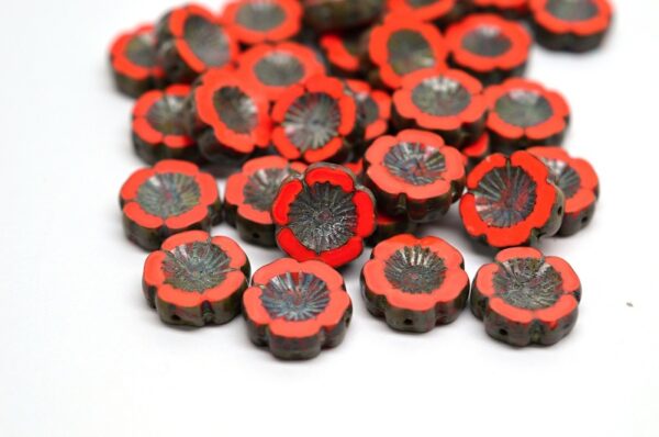 TCB Hawaiian Flower Beads 14x14mm  - Image 1