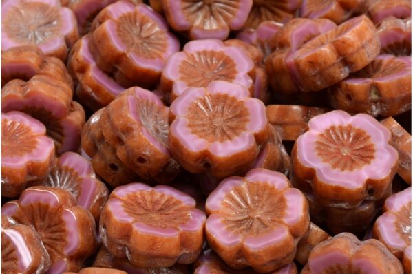 TCB Hawaiian Flower Beads 14x14mm  - Image 1