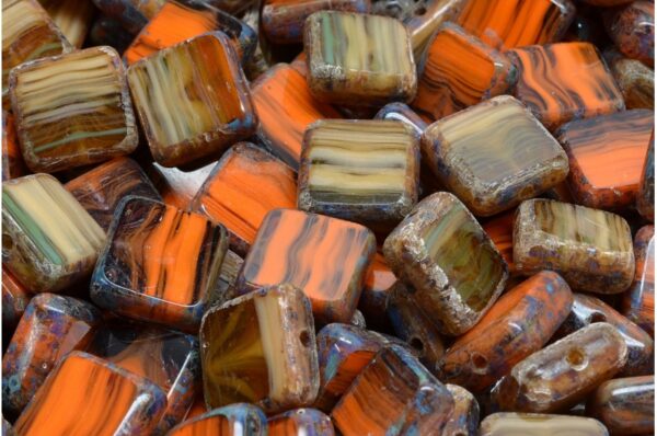 TCB Square Beads 10x10mm - Image 1