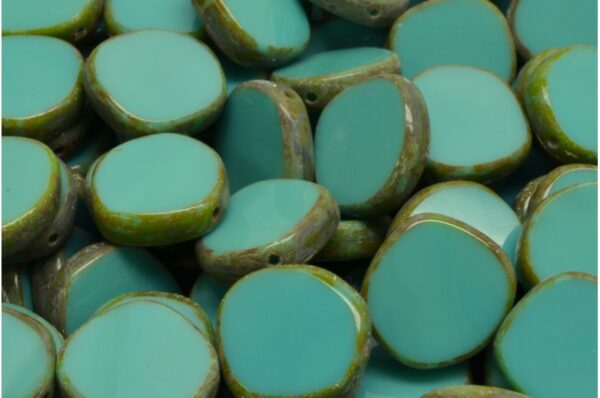 TCB 8 Edged Designed Beads 15x15mm - Image 1