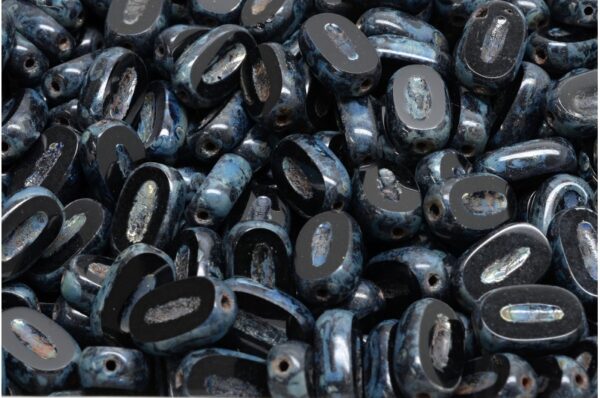 TCB Flat Oval Beads 10x6mm - Image 1