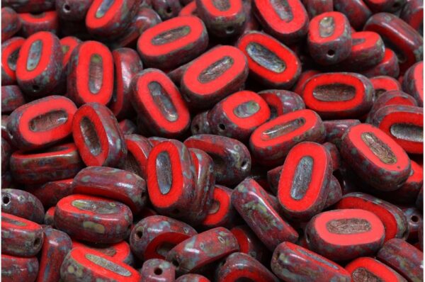 TCB Flat Oval Beads 10x6mm - Image 1