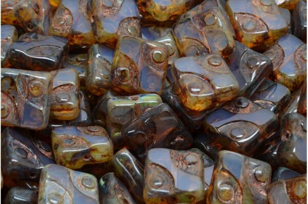 TCB Squared Designed Beads 10x10mm - Image 1