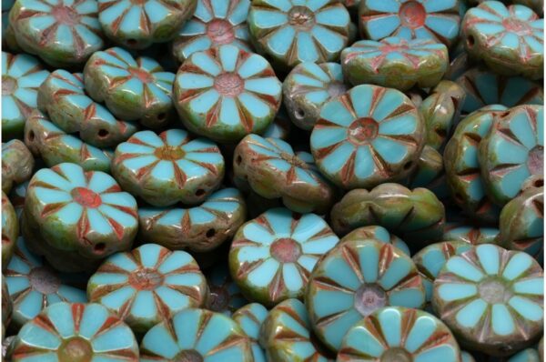 TCB Sunflower Beads 12x12mm - Image 1