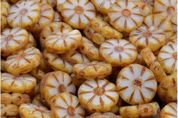 TCB Sunflower Beads 12x12mm - Image 1