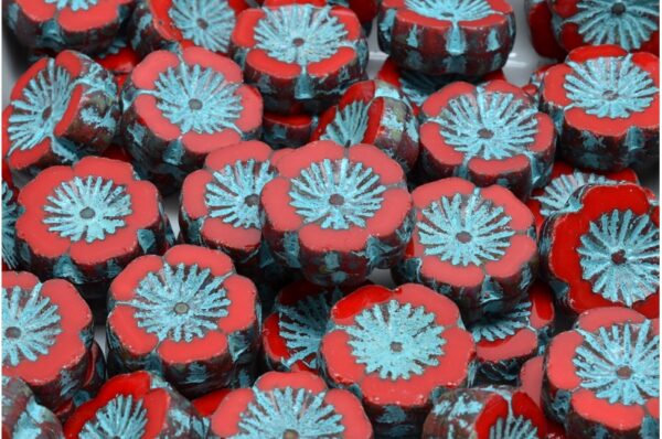 TCB Hawaiian Flower Beads 14x14mm  - Image 1