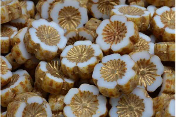 TCB Hawaiian Flower Beads 14x14mm  - Image 1