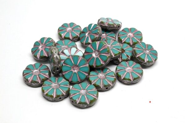 TCB Sunflower Beads 12x12mm - Image 1