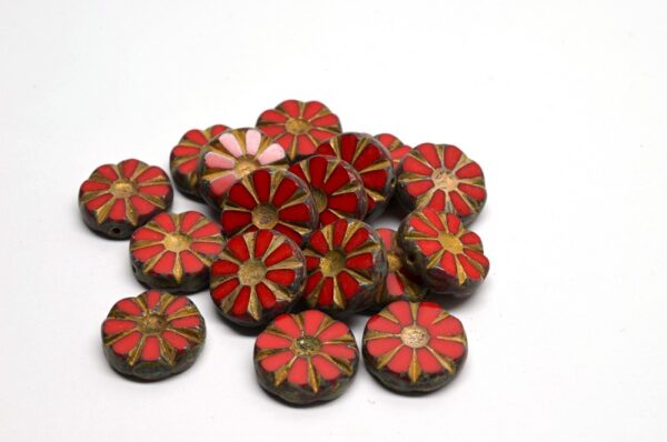 TCB Sunflower Beads 12x12mm - Image 1