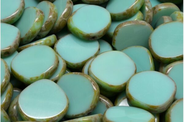 TCB 8 Edged Designed Beads 15x15mm - Image 1