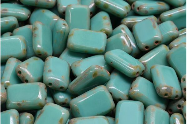 TCB Rectangle Beads with 2holes 12x8mm - Image 1