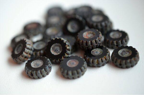 TCB Round Designed Beads 12x12mm - Image 1