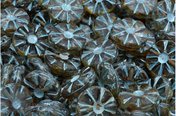 TCB Sunflower Beads 12x12mm - Image 1