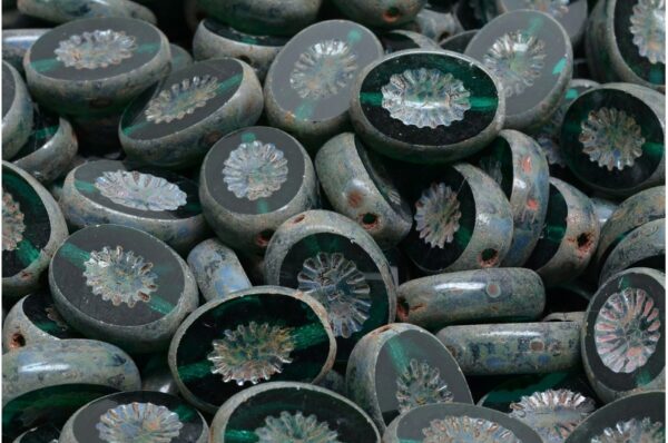 TCB Kiwi Beads 14x10mm - Image 1