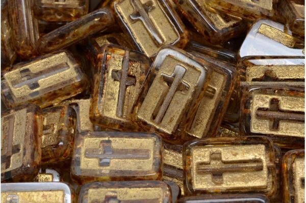 TCB Cross Beads 17x11mm - Image 1