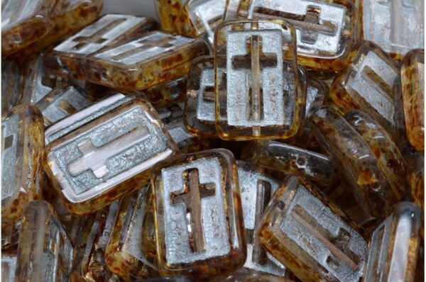 TCB Cross Beads 17x11mm - Image 1