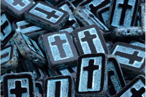 TCB Cross Beads 17x11mm - Image 1