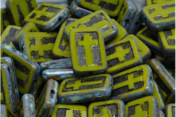 TCB Cross Beads 17x11mm - Image 1