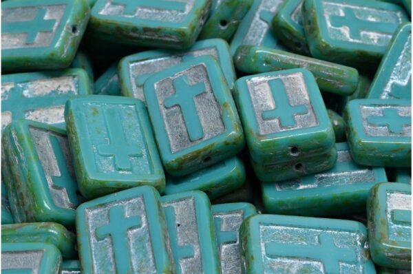 TCB Cross Beads 17x11mm - Image 1