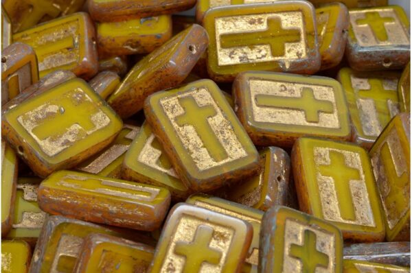 TCB Cross Beads 17x11mm - Image 1