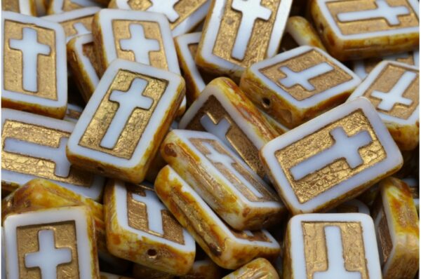 TCB Cross Beads 17x11mm - Image 1