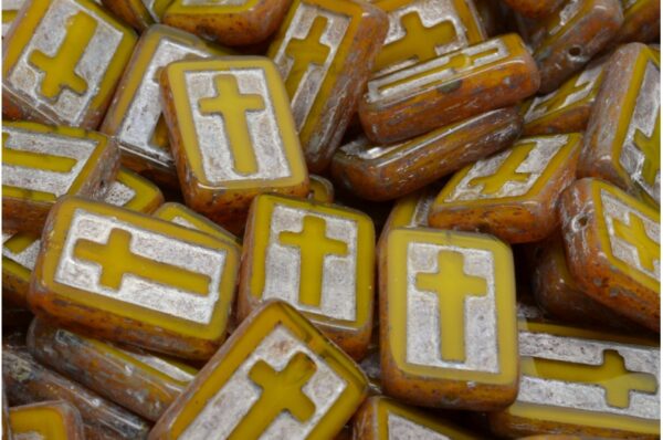 TCB Cross Beads 17x11mm - Image 1