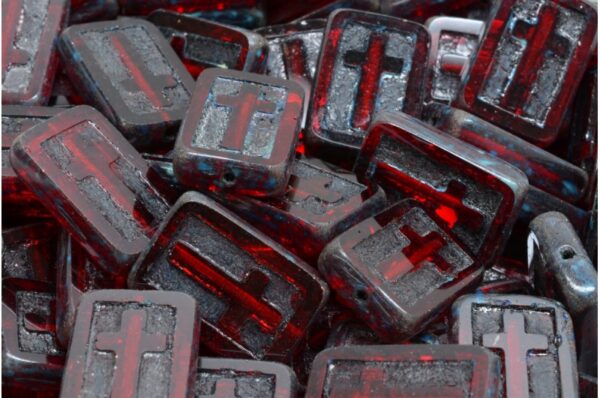 TCB Cross Beads 17x11mm - Image 1