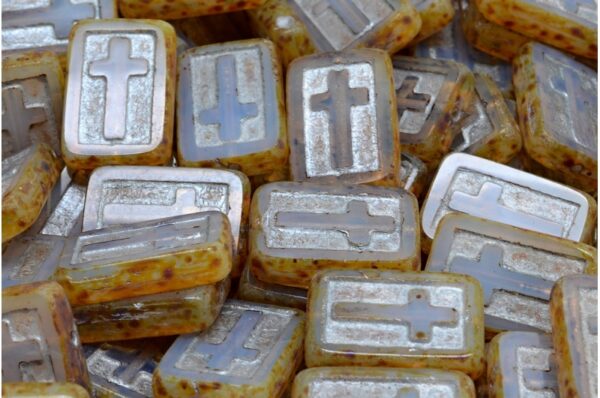 TCB Cross Beads 17x11mm - Image 1