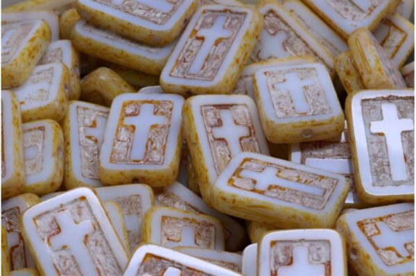 TCB Cross Beads 17x11mm - Image 1