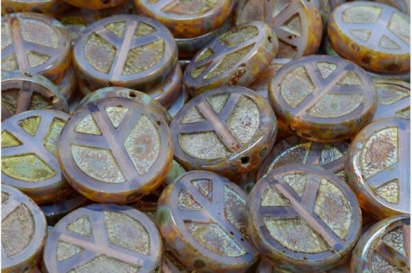 TCB Peace Beads 16x16mm - Image 1