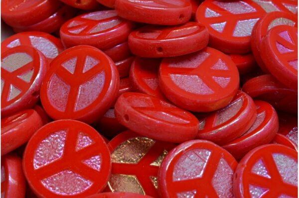 TCB Peace Beads 16x16mm - Image 1