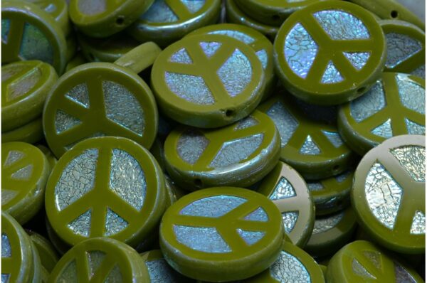 TCB Peace Beads 16x16mm - Image 1