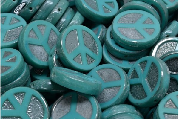 TCB Peace Beads 16x16mm - Image 1