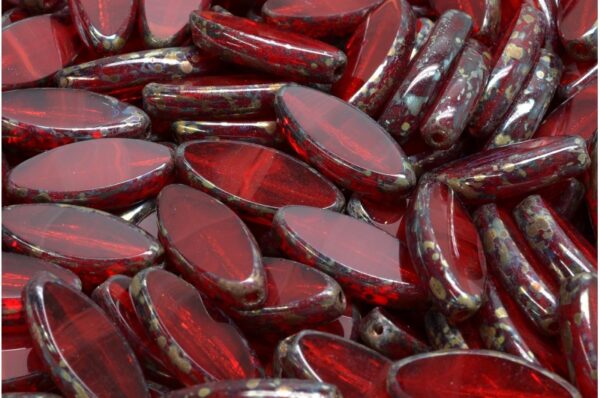 TCB Ship Flat Beads 18x7mm - Image 1