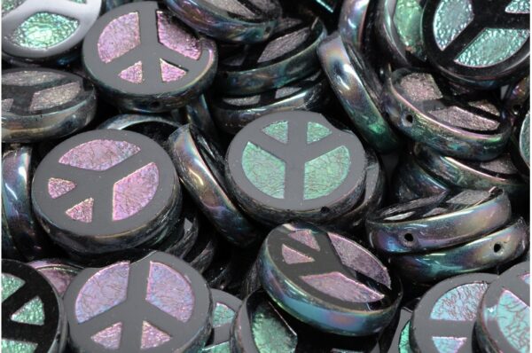 TCB Peace Beads 16x16mm - Image 1