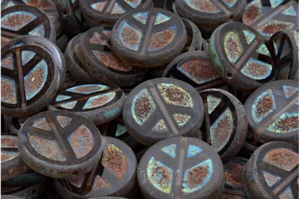 TCB Peace Beads 16x16mm - Image 1