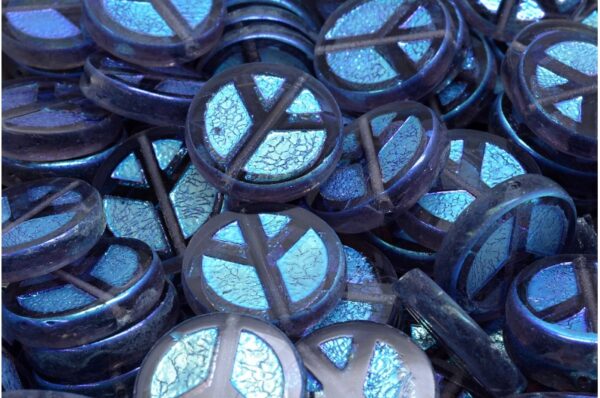 TCB Peace Beads 16x16mm - Image 1