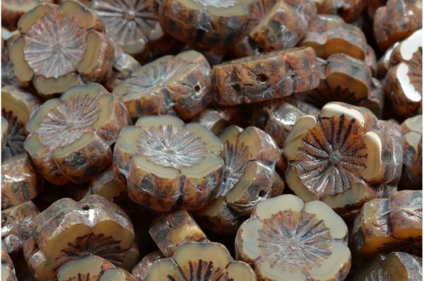 TCB Hawaiian Flower Beads 14x14mm  - Image 1