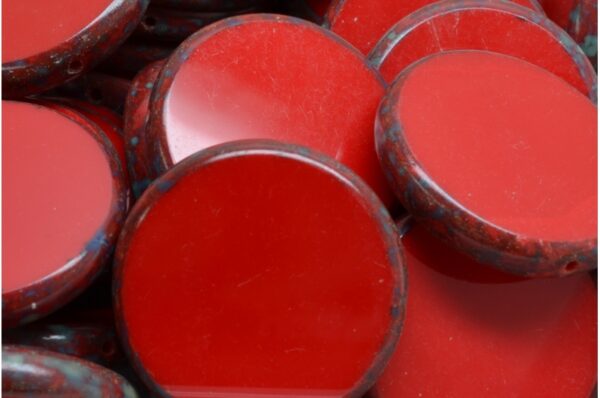 TCB Flat Round Beads 25x25mm - Image 1