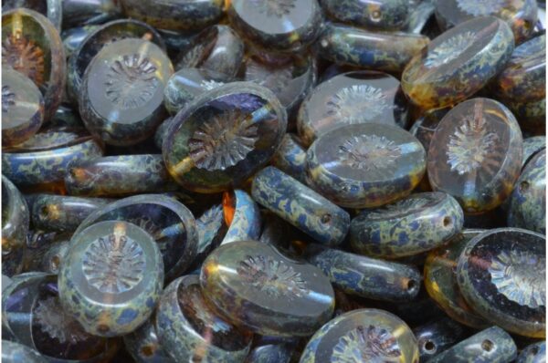 TCB Kiwi Beads 14x10mm - Image 1