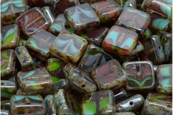 TCB Square Beads 10x10mm - Image 1